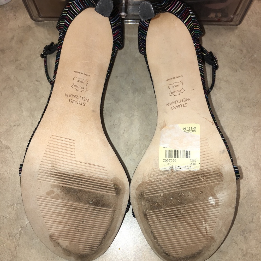 Stuart Weitzman Multi Colored Leather Stilettos - image 4